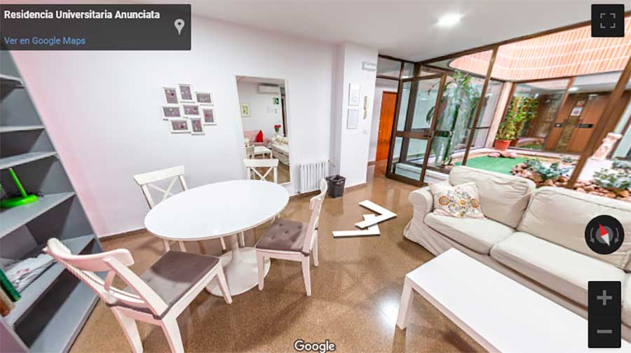 Visita virtual a las instalaciones de la residencia Anunciata de Valencia